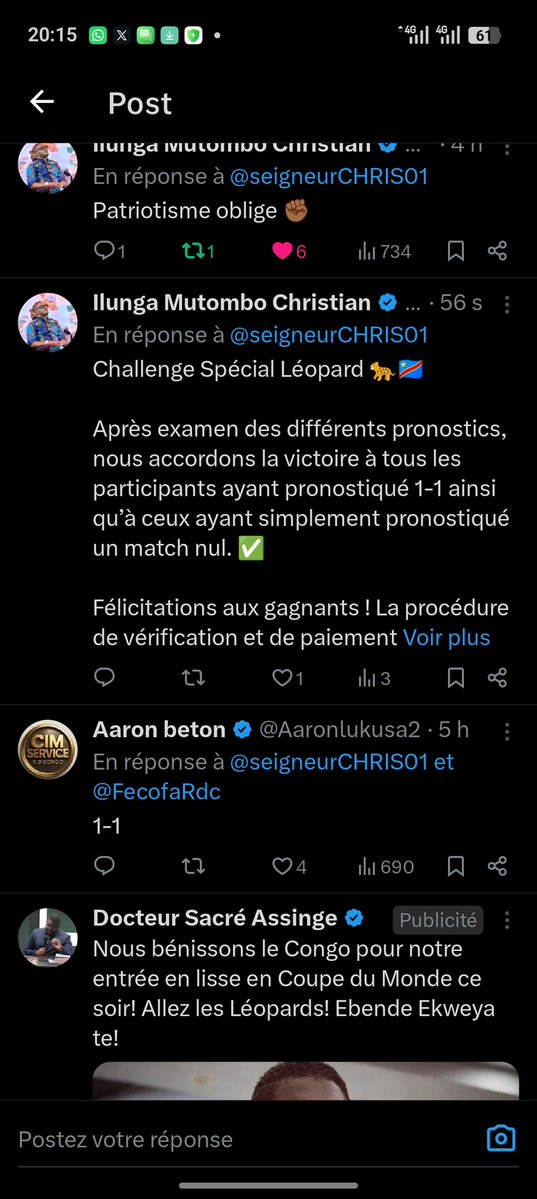 Aaronlukusa2's tweet photo. https://t.co/9xnJIltEPp

Moi aussi, j’ai besoin d’argent pour l’Examen d’État de mes neveux. C’est pourquoi j’ai commencé par moi-même. Ne m’en tenez pas rigueur 

1. @Aaronlukusa2 https://t.co/TFQIZT8ygH