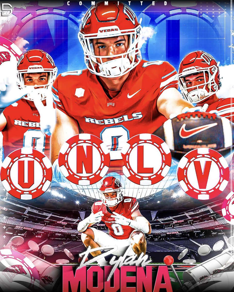 blurtversus's tweet photo. Thunder Dan strikes again! Dylan Modena, 6’3” edge from San Mateo, CA has committed to UNLV 🎰💪✍🏼
@modena_dylan https://t.co/Ks9hAIdR8r