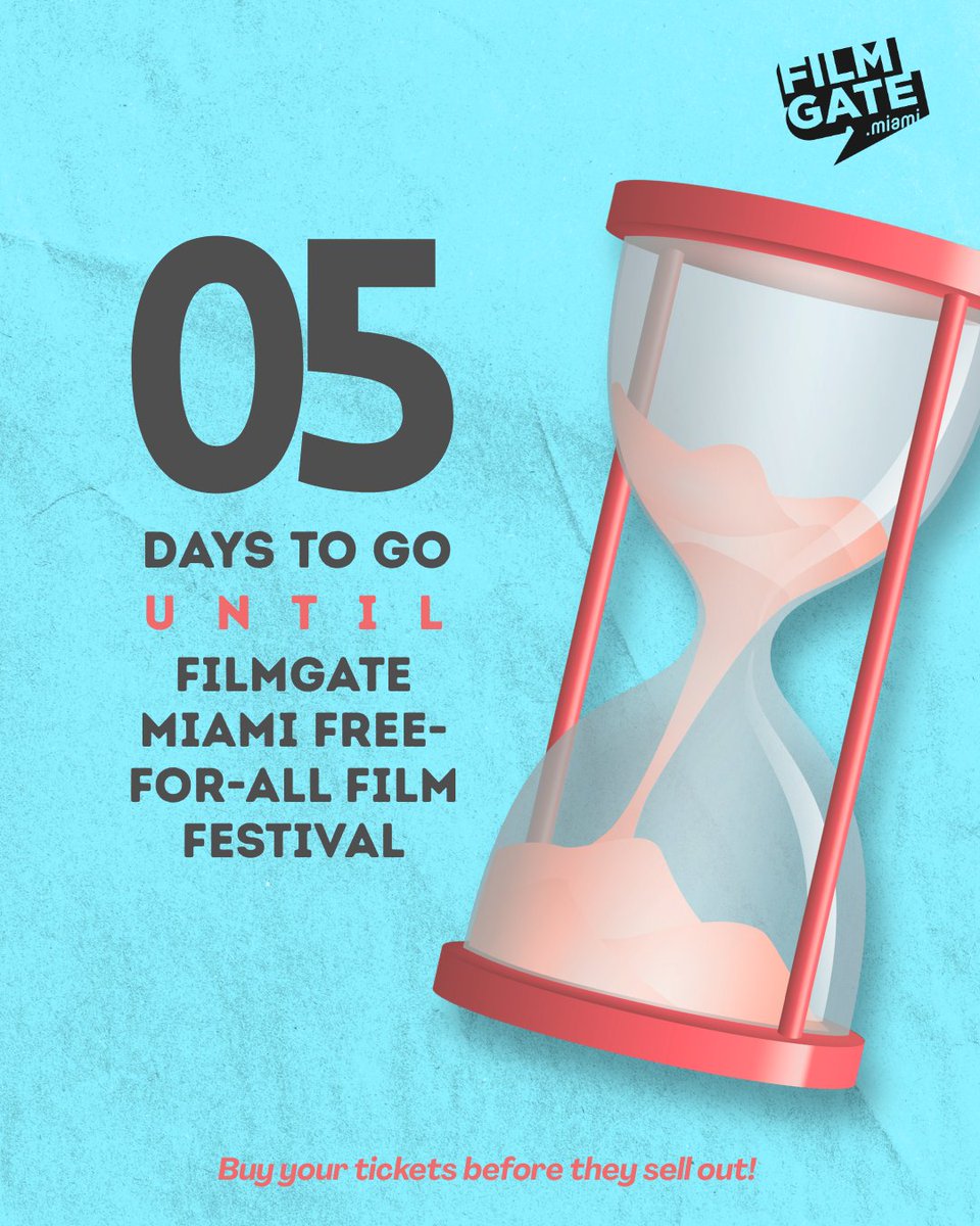 FilmgateMiami's tweet photo. 🎬 5 DAYS UNTIL THE FREE FOR ALL FILM FESTIVAL! 🍿
In just five days, we’re bringing the FilmGate community together for an evening celebrating filmmakers, fresh perspectives, and the stories that bring us together. 
🗓 June 24 | 6:30📍 Silverspot Cinema – Downtown Miami https://t.co/BenVsCNnD9