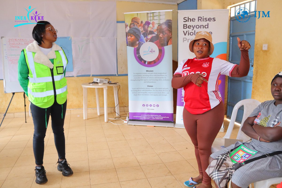 InuaKike's tweet photo. Knowledge is prevention. Confidence is protection. Our girls in Korogocho are now better equipped to recognize, prevent, and speak out against GBV. #EndGBV #SheRisesBeyondViolence #GirlsEmpowerment #SRHR #InuaKike @IJMKenya @IJM @ijmaus @woman_kind https://t.co/cdsPsIaVfy