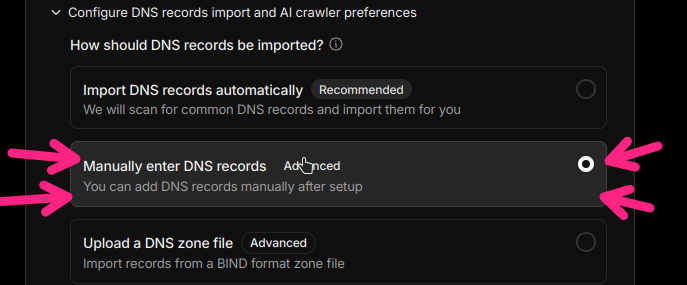 aethershiba's tweet photo. @Cloudflare Why do you add 100+ DNS records automatically after I explicitly set "Manual" https://t.co/Dq7AbJWw3y