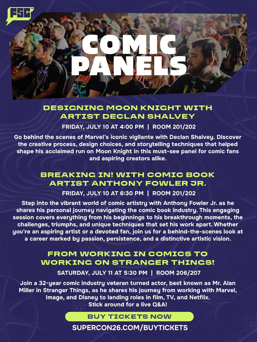 melaniteart's tweet photo. If you're looking for a place to start, head straight to Artist Alley: the creative heart of the Show Floor, packed with incredible artists, unique artwork, and opportunities to connect with the creators behind it all. https://t.co/8dWBSN133m