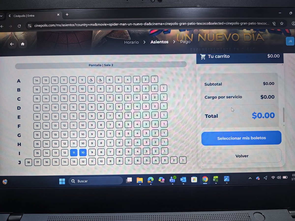 lizardijorge's tweet photo. @Cinepolis llevo todo el día intentando comprar mis boletos para la función de las 8:20pm del 29 de julio para Spider-Man  y me sale el mismo error de no darme la opción de pago, en el cine gran patio texcoco https://t.co/sDXHqIyX1N