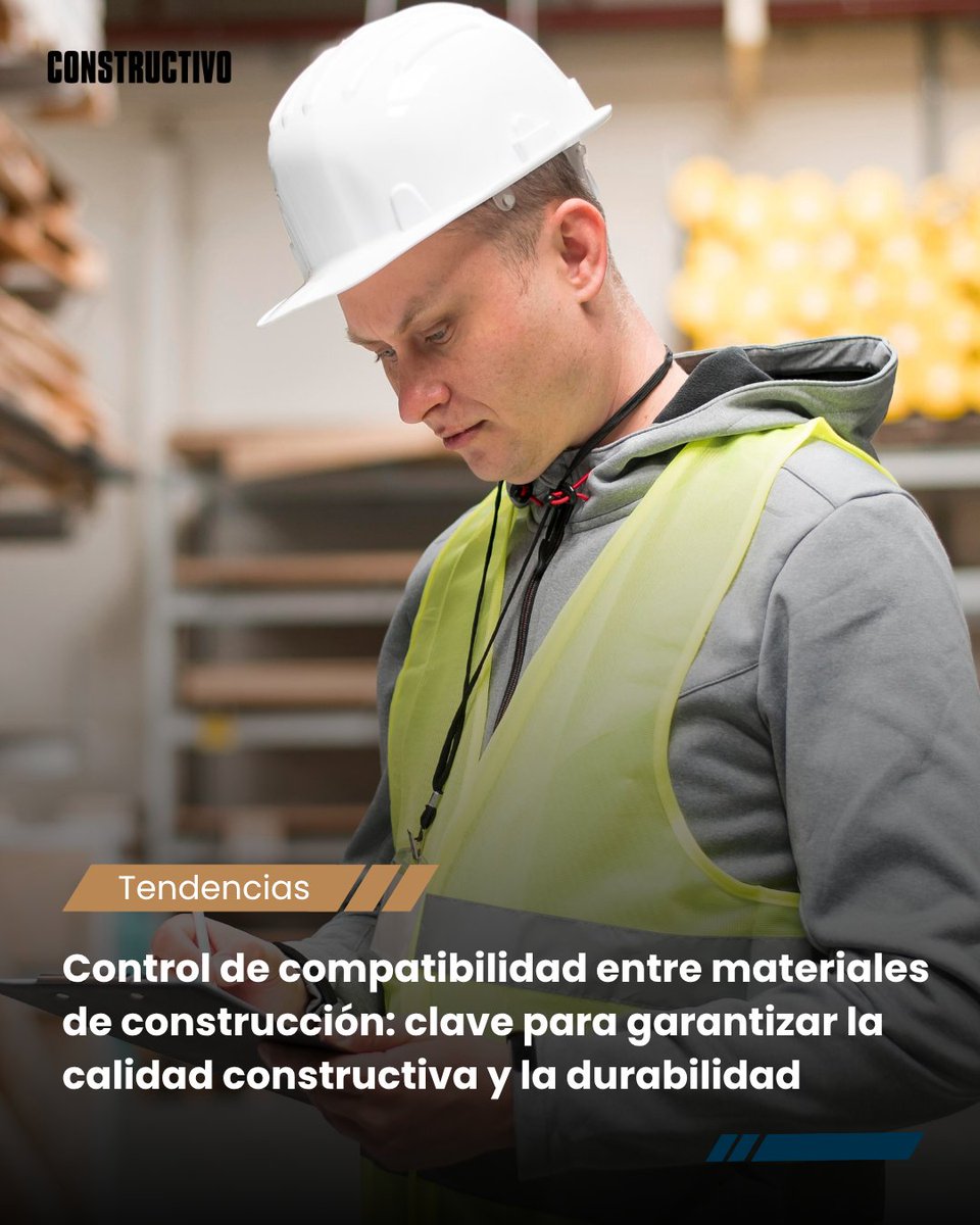 constructivoweb's tweet photo. 📌 Compatibilidad + calidad constructiva

La correcta interacción entre los materiales de construcción es clave para evitar patologías, mejorar el desempeño estructural y garantizar una mayor durabilidad de las edificaciones.

✅ Noticia completa: https://t.co/VIJgZkIawH https://t.co/zrpDJB9dMO