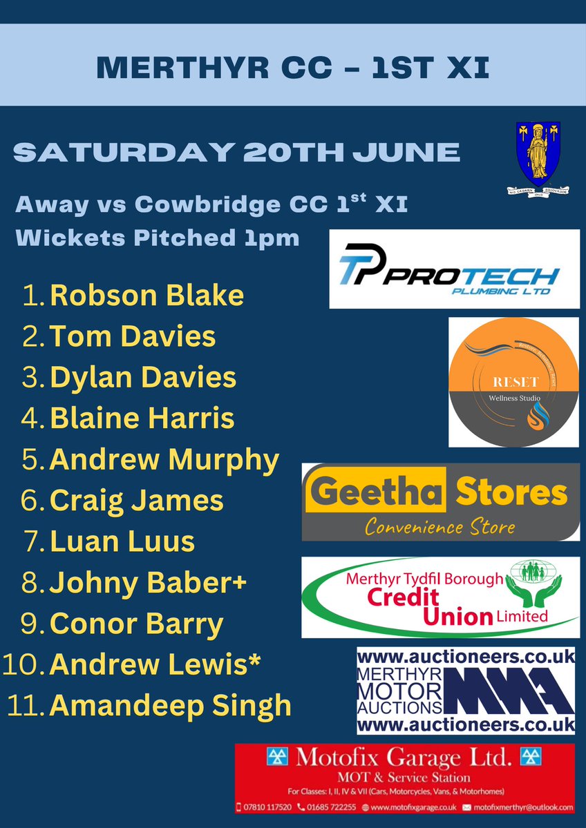 MerthyrCricket's tweet photo. https://t.co/2KMnYSTbAP