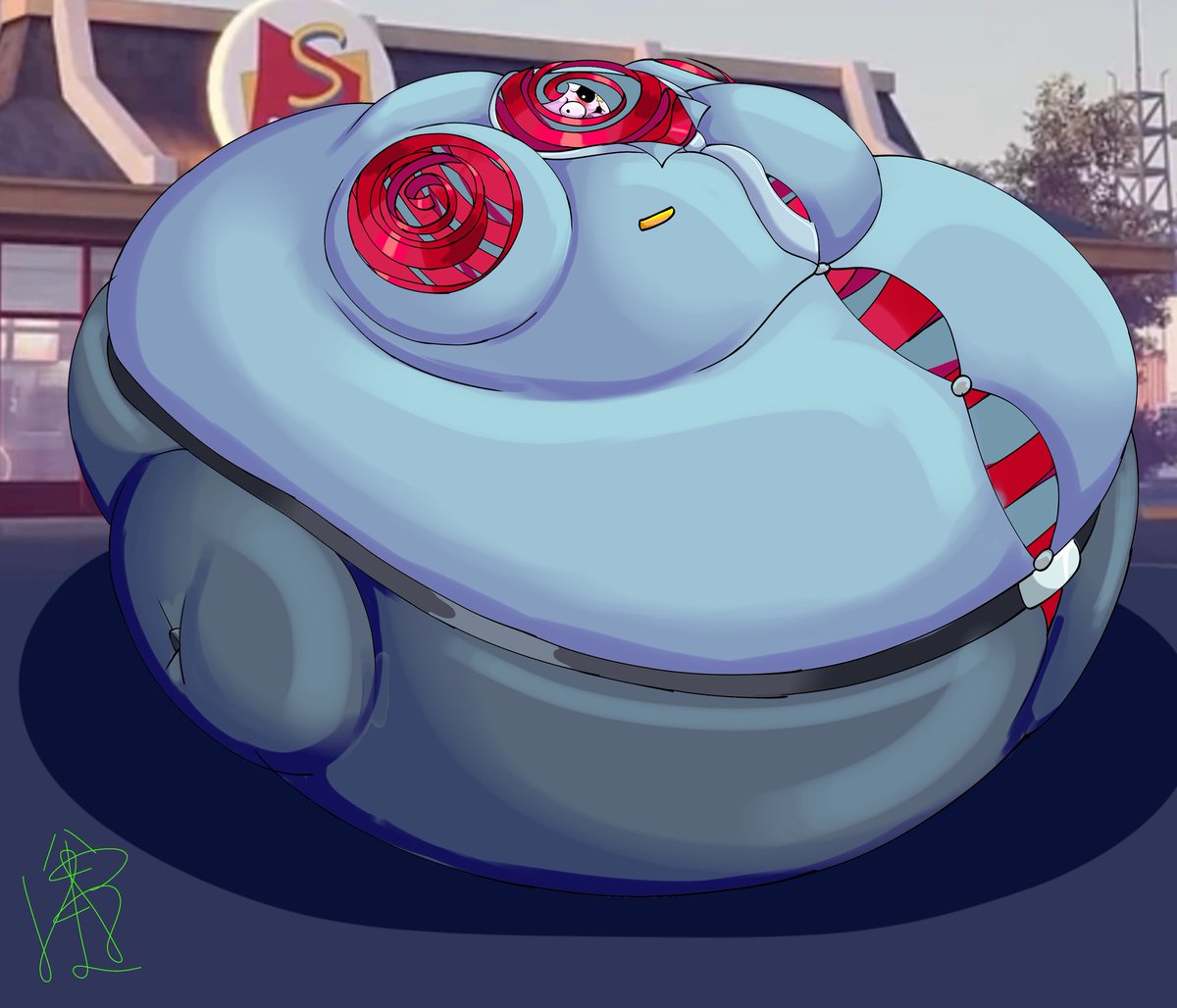 BVig_BValloon's tweet photo. I hadn't seen the amazing digital circus until about a week ago, so... this is my first inflated art of a tadc character that isn't larping 

(?) https://t.co/envklVHW4h