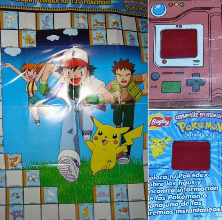 90Nostalgico's tweet photo. Pokémon: Álbum, Sticker y Pokédex. De la mano de las galletitas Bagley! https://t.co/inxcdrNPOt