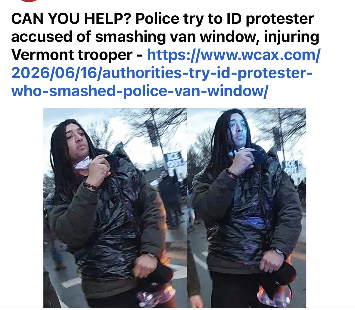 sandiv11's tweet photo. Let’s help Vermont locate this Liberal scumbag…⬇️⬇️⬇️ https://t.co/4hjYJUf8Vt