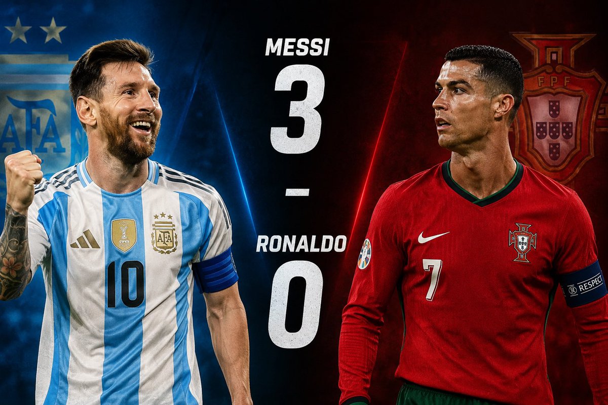 Doppie72's tweet photo. #messi #wk #argentina #portugal #ronaldo https://t.co/XAKRWj6O4R