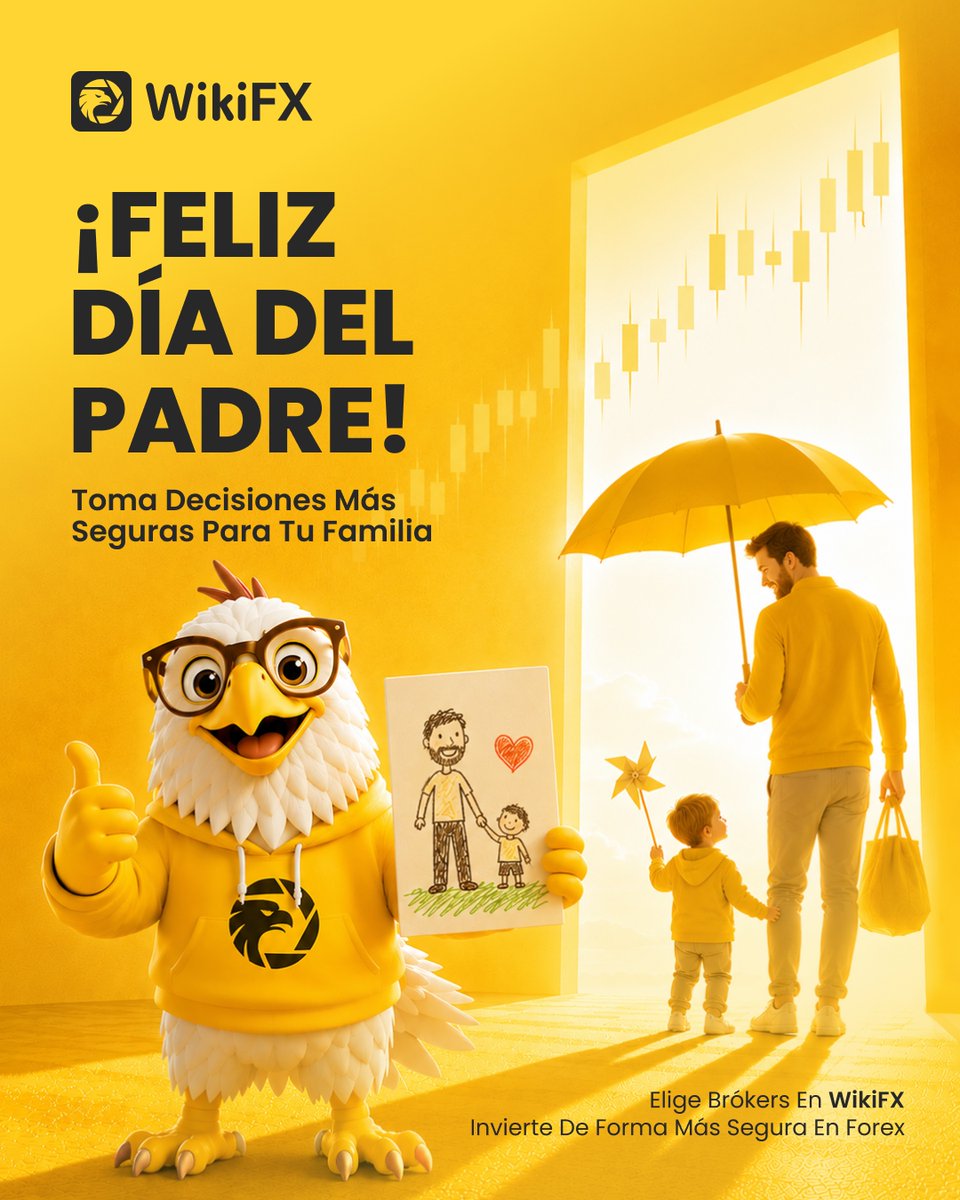 WikifxEs's tweet photo. 💛 Feliz Día del Padre

Haz cada elección con cuidado para la familia que amas.
WikiFX proporciona información de corredores completa y transparente para ayudarlo a tomar decisiones de trading de divisas con más confianza.
#WikiFX #forex #forextrading #WikiFXGlobal #FathersDay #HappyFathersDay