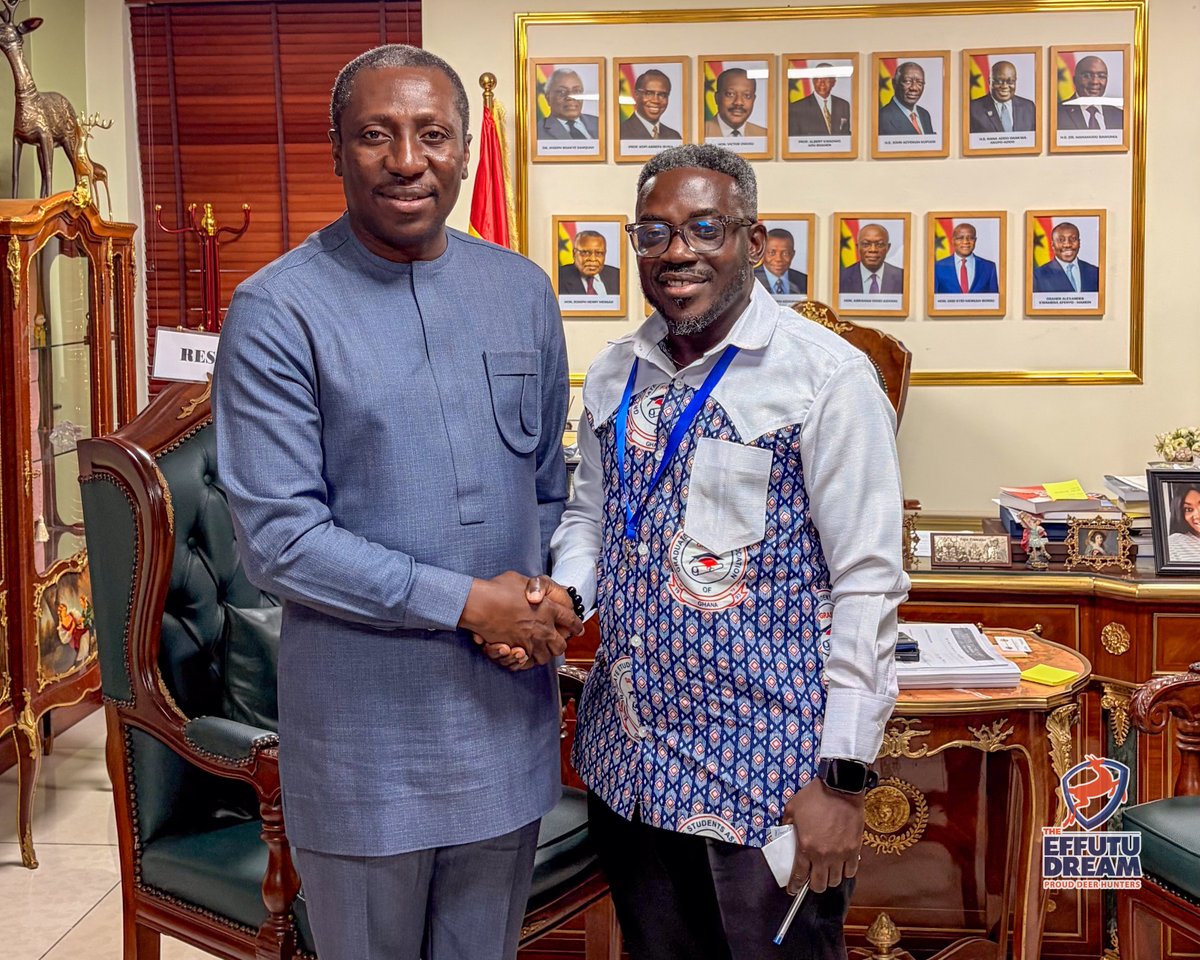 AfenyoMarkin's tweet photo. Pleased to receive the newly inaugurated National Executives of the Graduate Students’ Association of Ghana (GRASAG) at my office in Parliament today.

We discussed the challenges facing graduate students nationwide, and I reaffirmed my commitment to supporting their advocacy for better welfare, funding, and academic opportunities.

I wish the new leadership a successful tenure and look forward to working together for the benefit of Ghana’s graduate community.