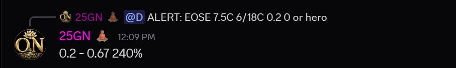 Options_Nirvana's tweet photo. $EOSE 240% :) #optiontrading #optionsnirvana https://t.co/Ajp62a2NnB