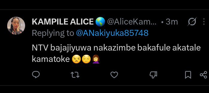 ANakiyuka85748's tweet photo. Eyaakava mu kyaalo ate nga n'amagezi talina alowooza Ntv muddaala gwa chapati https://t.co/U2WBqjO4ZM