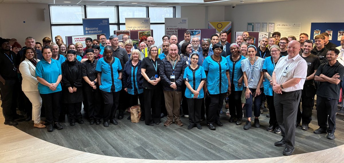 TheChristieNHS's tweet photo. Today is National Healthcare Estates and Facilities Day.

Our fabulous team is made up of over 250 colleagues who look after everything from cleaning and maintenance to catering and car parking. 

Thank you to all of them for everything they do. 🩵 https://t.co/9HI7Lxp5EE