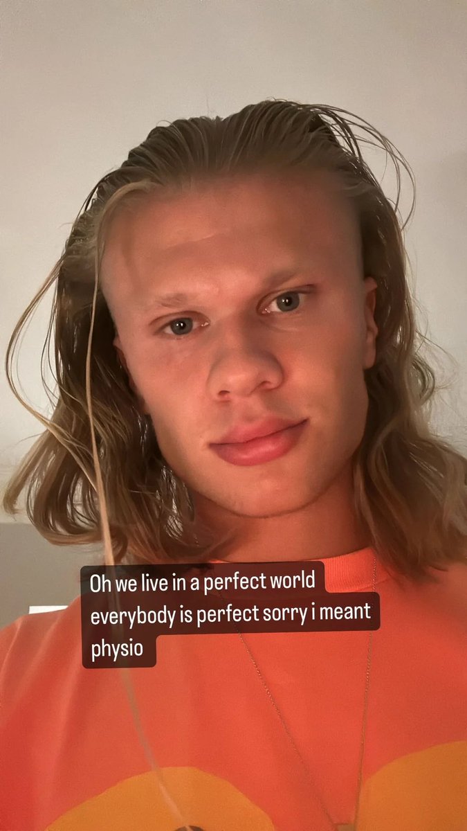 rileyanntoine's tweet photo. People finding out that Erling Haaland is fucking hilarious is filling me with immense joy LOL https://t.co/tWSAqp29bU