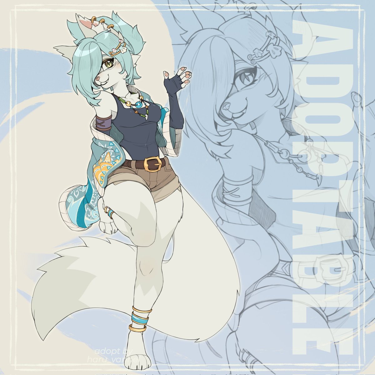 HVanhel's tweet photo. New adopt ☀ auction link in the comments ↓
#adopt #furryadopt #furryartist #ych #anthro #furryoc #adoptable #oc #digitalart #wolfgirl #wolf #beach https://t.co/hk19OU7VR1