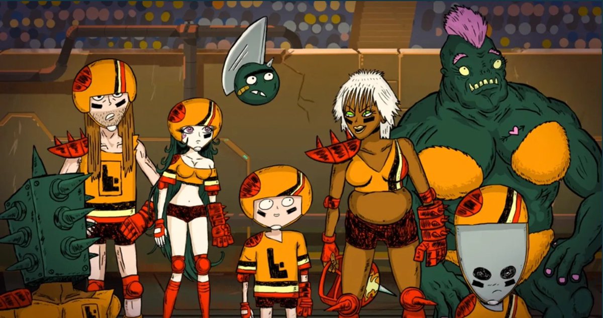 ElenaManetta's tweet photo. @TrvthfvlTreason What bothers me is not the art, but that he choses to use Superjail for the messages, a show about a totalitarian, sadistic prison warden. Especially since he has another cast of characters, some of whom have much more appropriate personalities and who are far too ignored. https://t.co/PLqjhecY7d