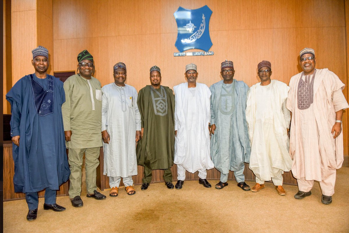 miibrahimhja's tweet photo. All members of the Board of Trustees (BoT) of the BUK Trust Fund were in attendance at today's meeting
Prof.Attahiru Muhd Jega – Chairman
Muhammad Babandede – Vice Chairman
Prof.Tijjani Muhd-Bande
Shuaibu Idris
Kola Akosile
Bala Muhd
Prof. Nasirdeen Usman – Member/.@babandedemb https://t.co/6k5ToSyRxd