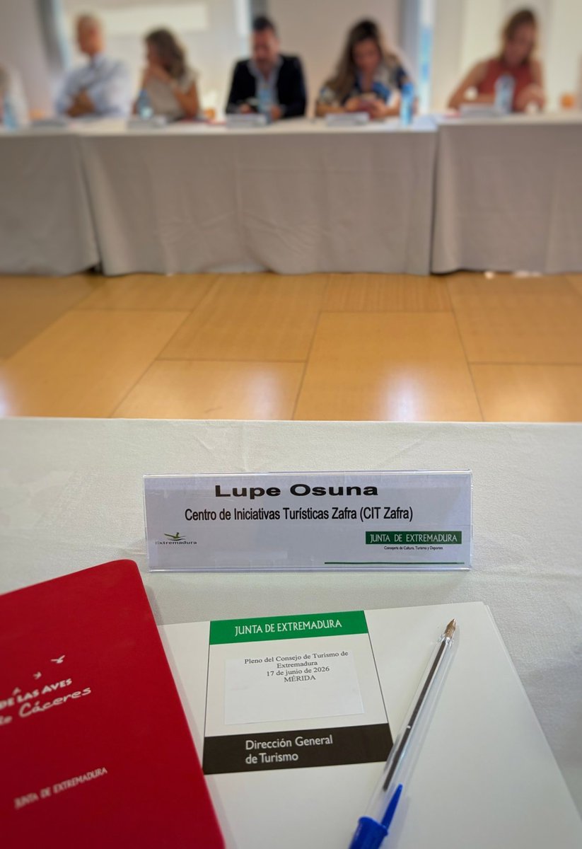 CitZafra's tweet photo. Asistimos al pleno del Consejo de Turismo de Extremadura como representantes de los centros de Iniciativas Turísticas. El consejero de Cultura, Turismo y deportes de la Junta de Extremadura, Laureano León Rodríguez, ha presentado estrategias para seguir trabajando por el turismo. https://t.co/PmMLqTTDoL