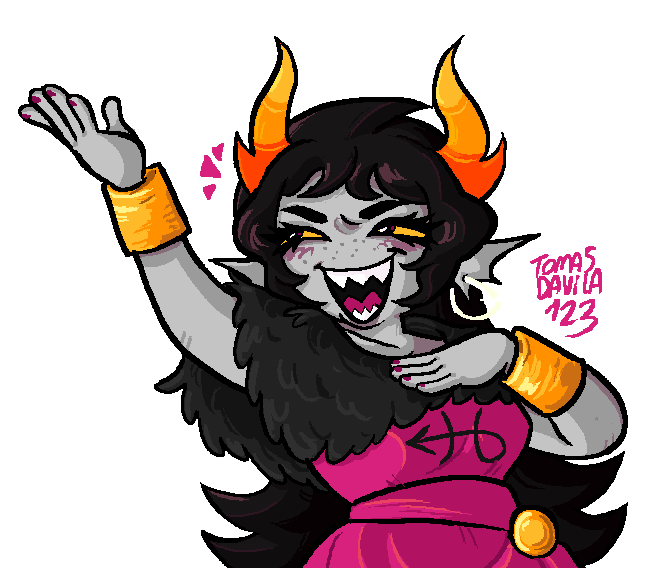 tomasdavila123's tweet photo. A rather cocky troll I drew for Hex! https://t.co/M719GUl9c1