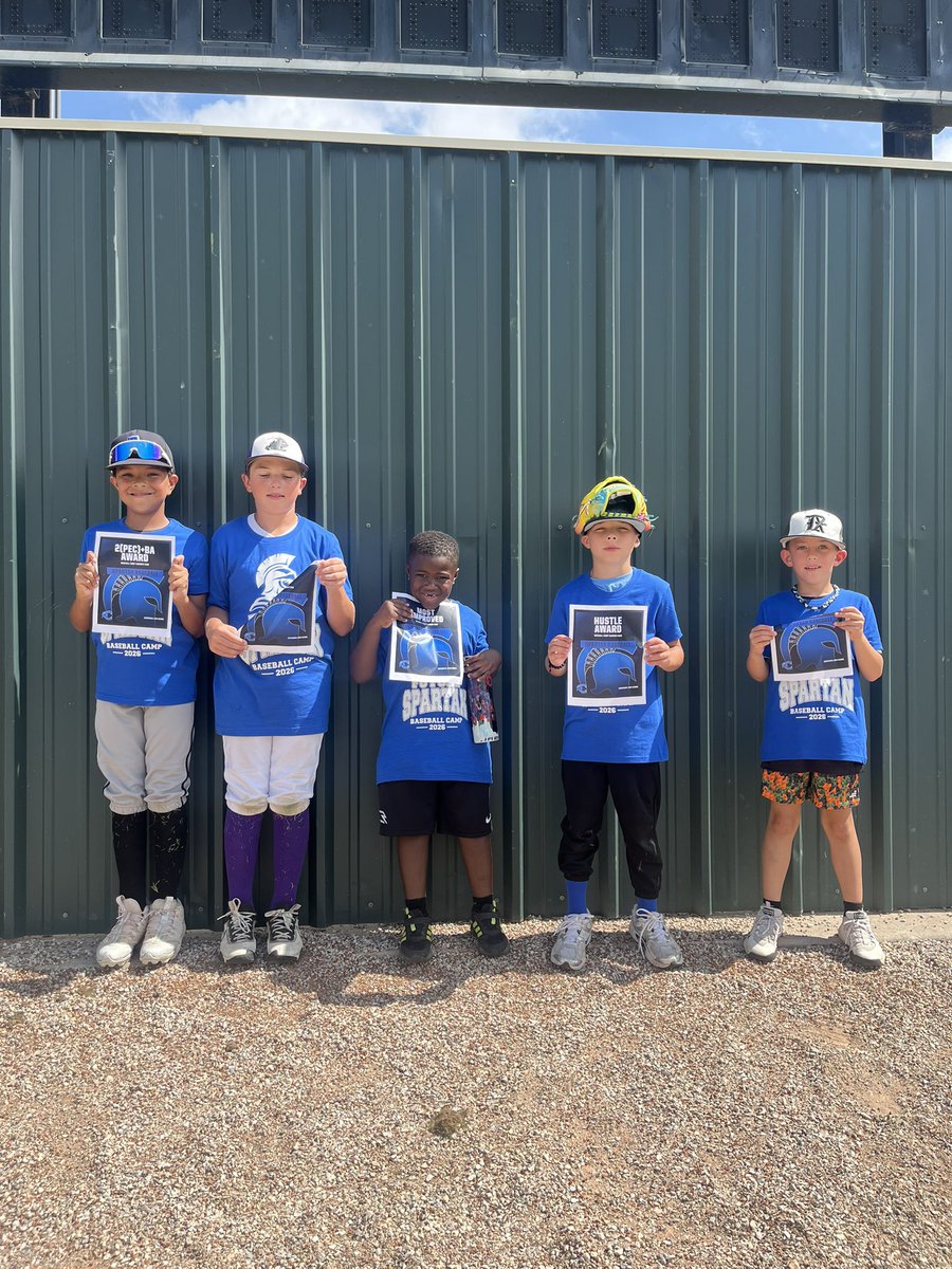 CHSSPARTANBASE1's tweet photo. ⚾️ Day 3 ⚾️

Awesome couple days of camp! Competed hard and grinded through the heat. Excited about the future of Spartan Baseball ⚾️ 

Thank you to our former and current Spartans for coming out and helping with camp! 

2(PEC)+BA

@BurlesonSports https://t.co/nBOJaCIM5x