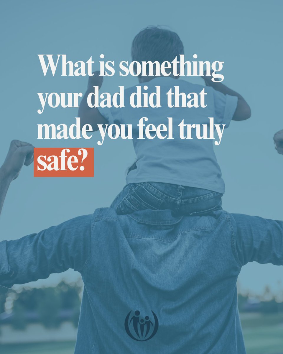 ConnectedFams's tweet photo. When you were a kid, what's something your dad did that made you feel truly safe? Share in the comments; We want to hear your stories. 💙

#connectedfamilies #dads #gracefilledparenting https://t.co/je3EX44vbs