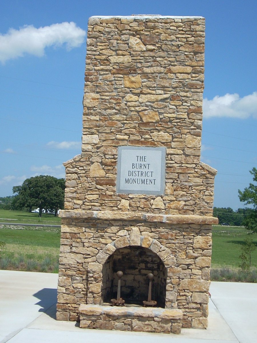 dgoode4's tweet photo. @GetOnTap we have monument in Cass Co Missouri to the homes that were destroyed during the civil war by Union soldiers from Kansas.  They were known as Jennisons Tombstones.  For miles along the border, there was nothing left of homes except the stone chimney. https://t.co/es54DSFbUS