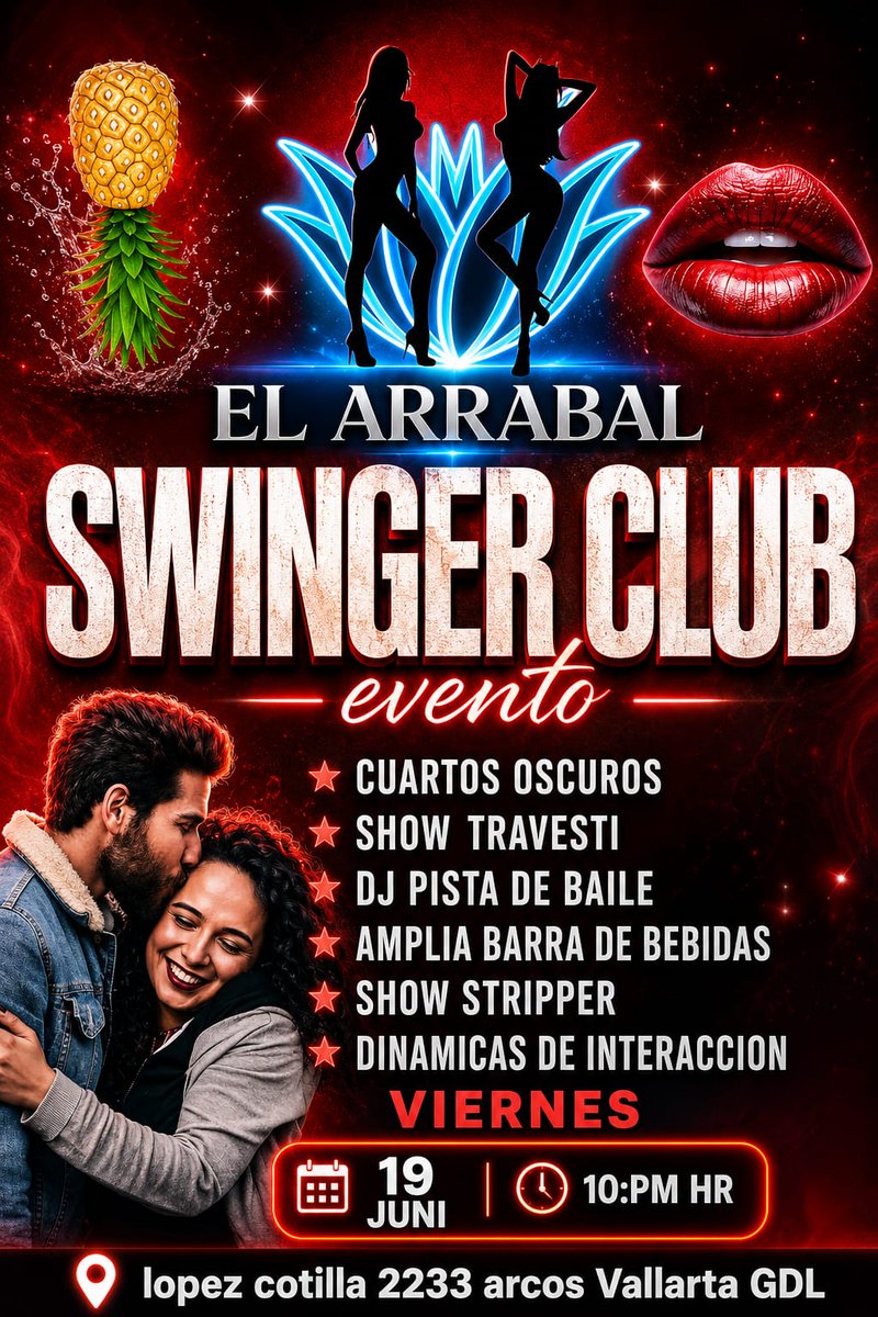 ElArrabalClubSW's tweet photo. No te pierdas nuestro evento este próximo viernes 19 de junio manda mensaje a nuestro WhatsApp para reservar https://t.co/OvvUZCZa6j