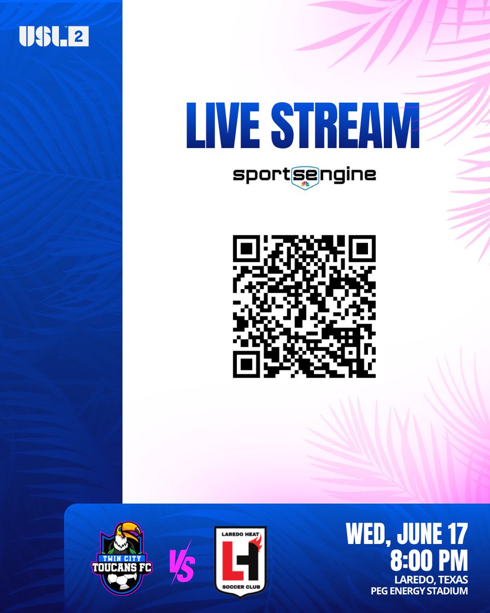 ToucansFC's tweet photo. 🚨MATCH DAY🚨 On the road to Laredo and ready for the white kit debut! ✨ 

📍 PEG Energy Stadium
⏰ Kickoff @ 8 PM 
📺 @SportsEngine 

#TwinCityToucans #USL2 #Bryan #CollegeStation #soccer https://t.co/a3TOaEMCjA