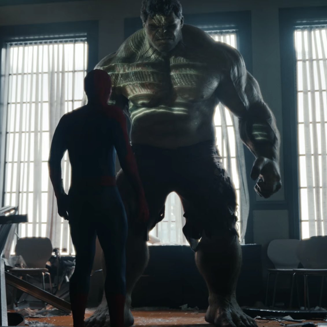 FilmUpdates's tweet photo. First look at The Hulk in ‘SPIDER-MAN: BRAND NEW DAY’

In theaters July 31. https://t.co/3ZaIL4UCVg