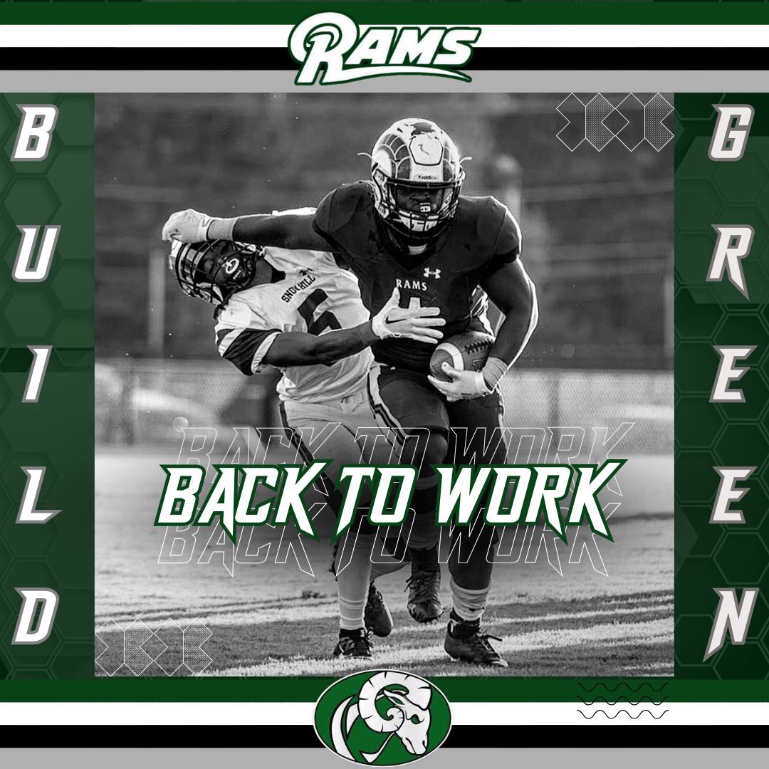 ParksideRamsfb's tweet photo. Week 1 of Summer Lifting. Be there #AllIn #BuildGreen https://t.co/A8uoAsHJtN