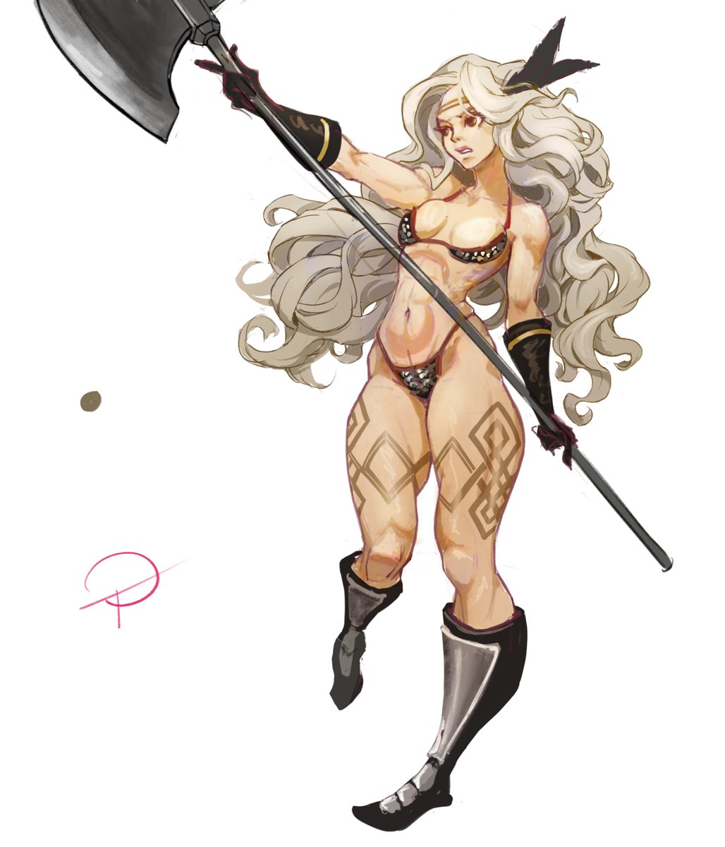 frygidal's tweet photo. Long time no see guys 👀 What's up everyone? Grinded some skills and I am back with #Dragonscrown Amazon fanart WIP.

#girldrawing #digitaldrawing #art #digitalart #figuredrawing https://t.co/dmwW4mjHXt