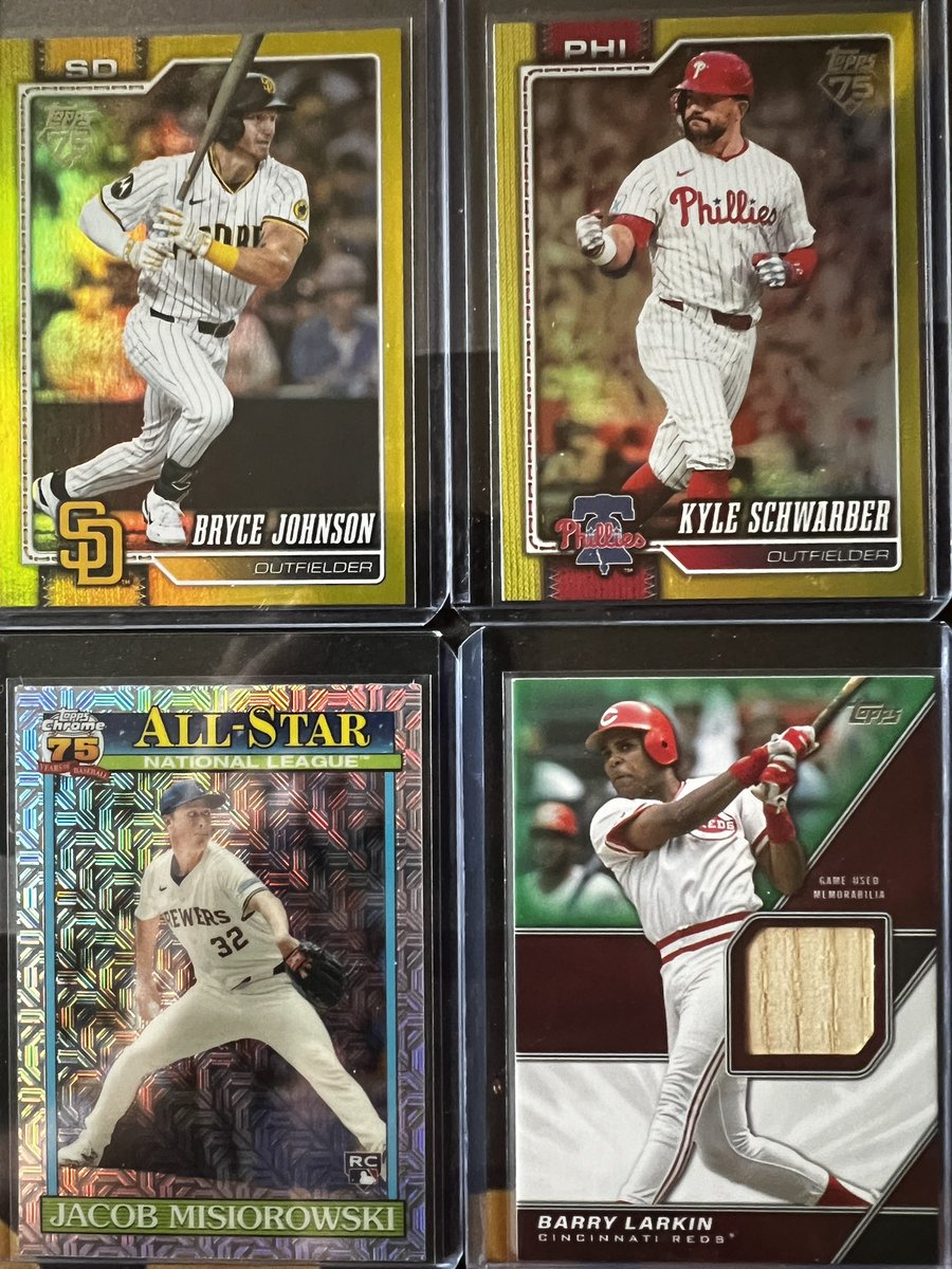 ValueBinCards's tweet photo. Who’s looking for some cheap Ohtani’s and 2026 series 2 inserts and a auto?
Granillo 15/50
Schwarber &amp; Johnson /399

$1 each plus $1.35 PWE or $6 bubble mailer. Claim in the comments below. https://t.co/tDHaOnqWOg