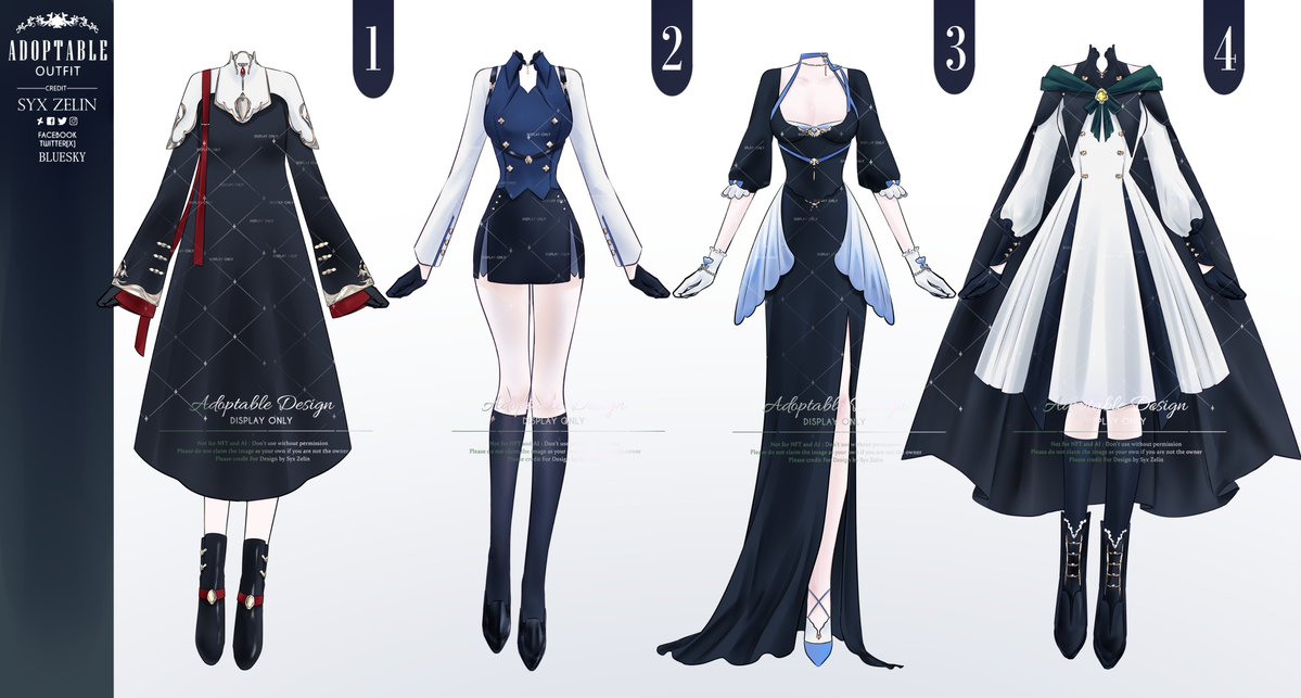 Syxzelin's tweet photo. 👑ADOPTABLE👑
Each
SP1: 10 usd
SP2: 18 usd
Payment via Paypal

*more details in comment*
#adoptables #digitalart #Commission #kemonomimi #art #adoptableTH #outfit #artwork #anime #oc #สายผลิต #Vtuber #characterdesign #artshare #originalcharacter #world #fyp #virals #see https://t.co/xoNPztWdym