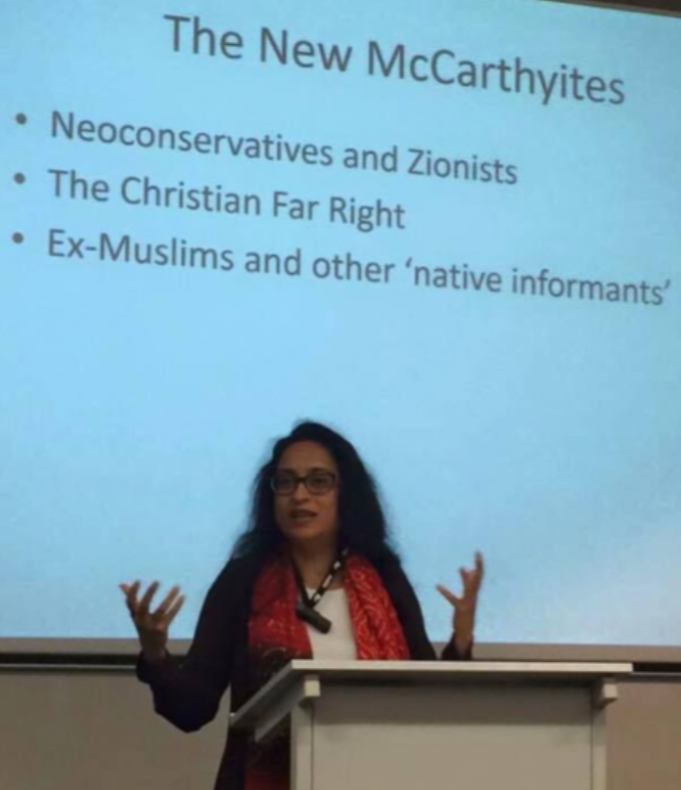 NizNellie3's tweet photo. 🚨 James O'Keefe has revealed that Rutgers University professor Zainab Tanvir was part of an Antifa Signal chat that discussed attacking ICE detention facilities and federal agents.

She's only one of many professors from Rutgers who foment hatred of the West and support U.S.-designated terrorist organizations.

Professor Deepa Kumar teaches Media Studies. Here are some notable quotes from this luminary scholar:  

-  "The U.S. is more brutal than ISIS."  
 - "Israel rains down death, but "blame Hamas" seems to be the mainstream refrain." 
 - "Israel uses Palestinian children as human shields." 

Over half a billion in federal funding to a campus that employs a professor who teaches American students that conservatives, Christians, Jews, and ex-Muslims are "McCarthyites."

This is what every taxpayer is forced to fund at Rutgers University.

The rapidly growing national security threat from academia is being ignored by our Department of Education.

@EDSecMcMahon @usedgov 
H/T @JamesOKeefeIII