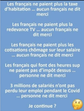 Mapi421's tweet photo. Merci qui ? Emmanuel Macron https://t.co/QOh8LKmkMh