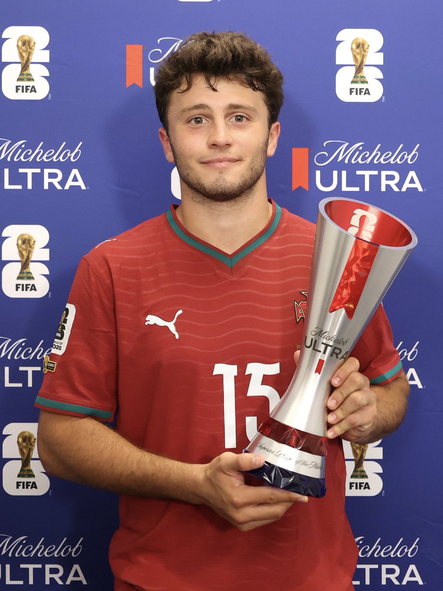 FabrizioRomano's tweet photo. 🌎🇵🇹 OFFICIAL: João Neves, FIFA Man of the Match for Portugal-DR Congo. https://t.co/uqekHTwZJx