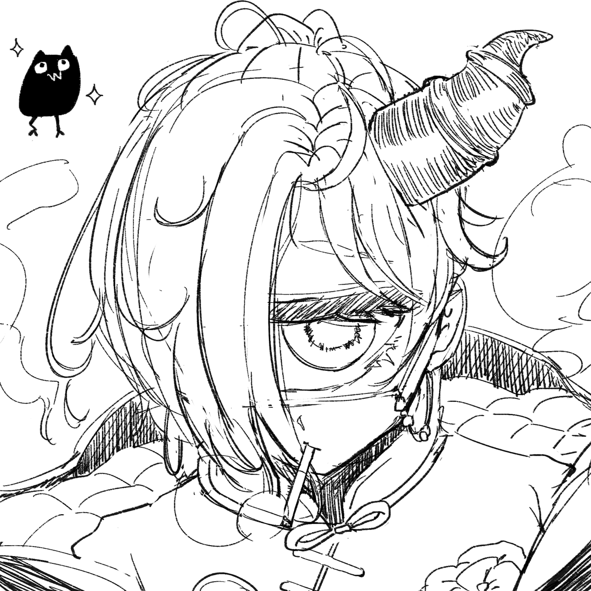 BT_T45's tweet photo. モデリングの合間に描いた、俺とneko... https://t.co/cyXHOxTxNI