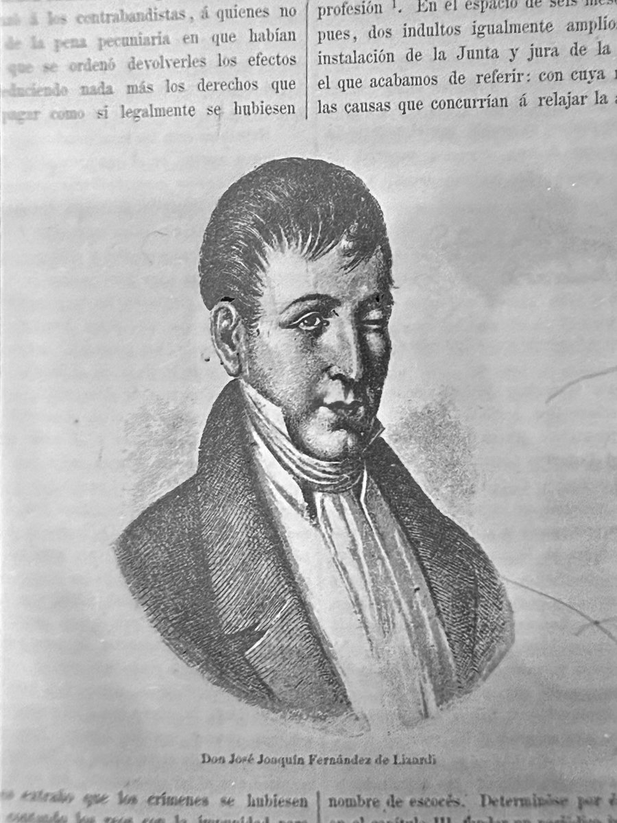 AGNMex's tweet photo. #UnDíaComoHoy, pero de 1827, murió José Joaquín Fernández de Lizardi, escritor y periodista mexicano, autor de “El Periquillo Sarniento” y fundador del periódico “El Pensador Mexicano”. https://t.co/Y0kRFJE2CF