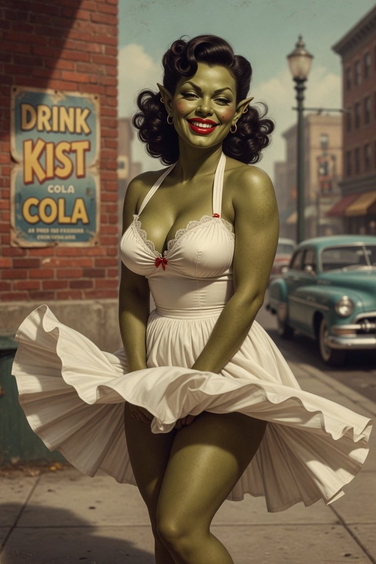 erosquest's tweet photo. QT Classic Pin-up
"The Horde never warned me about subway grates."
#ErosQuest #AIart #Orc #Pinup https://t.co/1ugbl27sMI