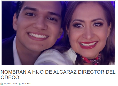 RenataFierromx's tweet photo. ❌Dicen que en la 4T no hay nepotismo ni favores.

Sin embargo, nombraron nuevo director en la Profeco del Bajío.
Al hijo de la Morenista Alma Alcaraz quien está a cargo de los programas del Bienestar en Guanajuato.
Ya no hay privilegios… pero los apellidos siguen ayudando. https://t.co/gxX28dFPIM