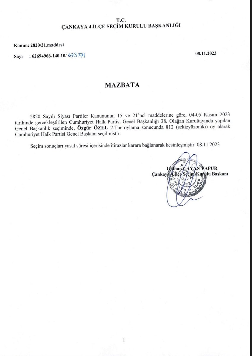 isik_ozkefeli's tweet photo. CHP’nin seçilmiş Genel Başkanı Sayın Özgür Özel’dir !!!

Mazbatalı ve Seçilmiş…
@eczozgurozel 
@herkesicinCHP https://t.co/R7ctq0xqCl