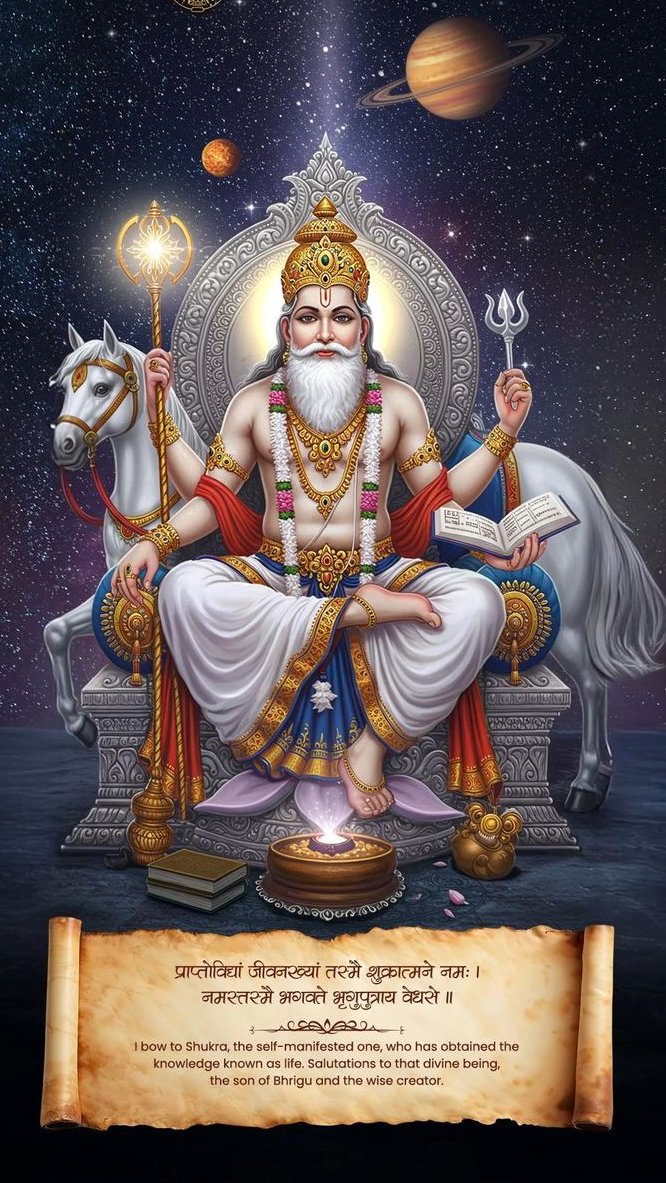 srjsinh's tweet photo. while Venus is linked to artistic &amp; creative activities.  Venus is considered the teacher of Asuras, symbolizing beauty, love, entertainment, and art. It governs our relationships, values, and aesthetic preferences, influencing how we express affection and find pleasure in life. https://t.co/9T5vYnHKHV