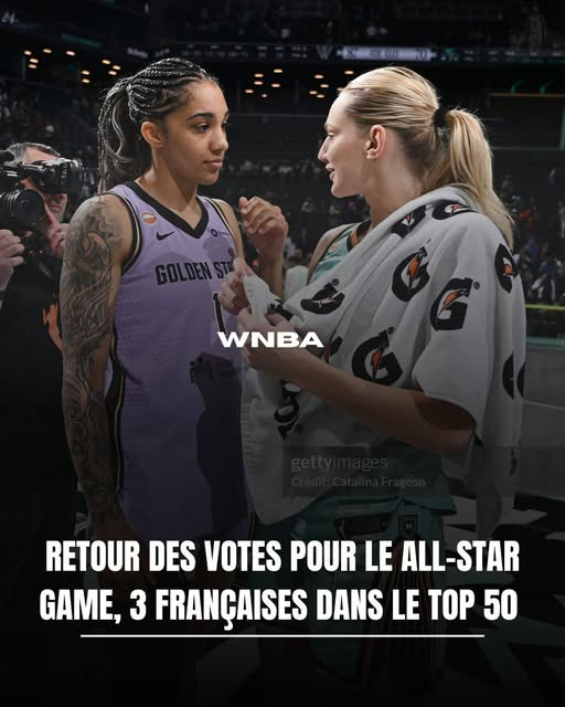 dailydunkfr's tweet photo. 1er retour des votes avec Gabby Williams à la 8ème place avec presque  200 000 votes, Dominique Malonga 23ème et Marine Johannès 37e !

On espère plus d'une All-Star chez nos frenchies cette saison https://t.co/9bt6Lu4eTB