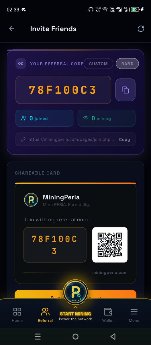 zyahzeandre1's tweet photo. @periacoin 78F100C3 : Code Refferal https://t.co/DXbiz4PelP