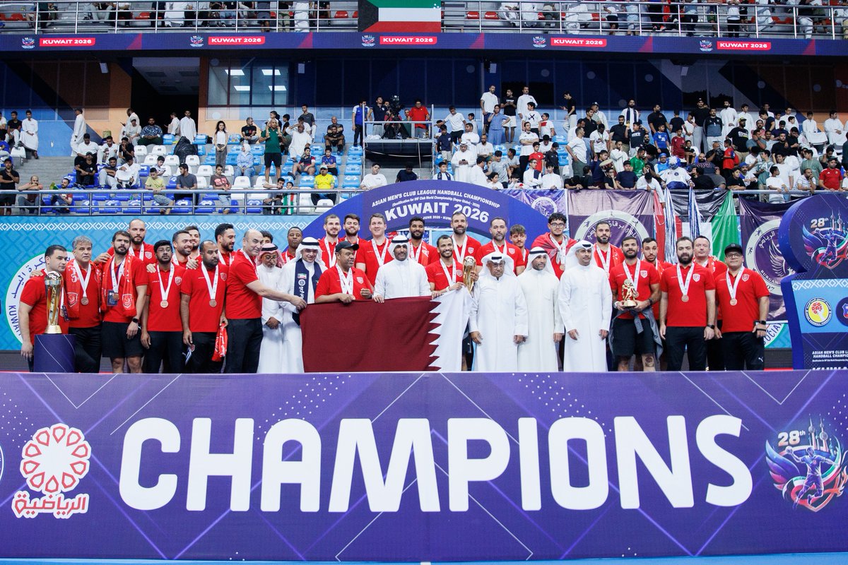 Ahf__official's tweet photo. 🥉تتويج نادي الدحيل القطري بكأس وميداليات المركز الثالث | البطولة الآسيوية الـ 28 للأندية لكرة اليــد https://t.co/3XxBzEIkms