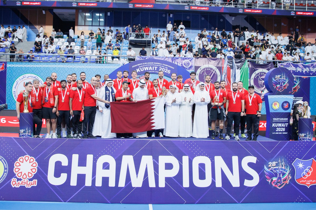 Ahf__official's tweet photo. 🥉تتويج نادي الدحيل القطري بكأس وميداليات المركز الثالث | البطولة الآسيوية الـ 28 للأندية لكرة اليــد https://t.co/3XxBzEIkms