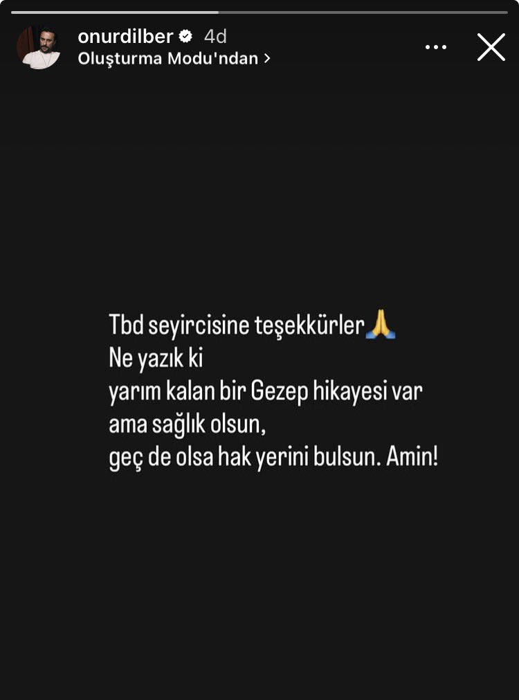 MuzikveTV's tweet photo. Taşacak Bu Deniz’de Gezep karakterlerine hayat veren Onur Dilber, diziden ayrılmış ve belli ki kendi isteği dışında olmuş bu ayrılık. Ben asla kabul etmiyorum bu kararı. https://t.co/QiPzmY0YlJ