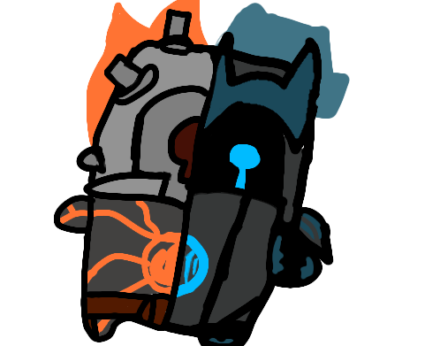 CrazygeroYT's tweet photo. My Sprite.
This is the Pyro-Cryo Sprite inspired by the Prisoner and Exalted Ice King #fortnite #DesignASprite https://t.co/PcArNMCO8K