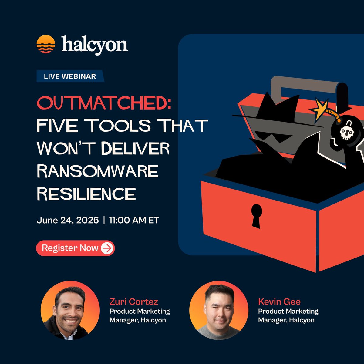HalcyonAi's tweet photo. Your security stack is doing its job. #Ransomware operators are counting on it.

Join us next week to learn how attackers exploit the gaps in backups, SIEM, MFA, patch management, &amp; DLP - and what resilience looks like when those controls fail.

Register: https://t.co/49xh8asRP5 https://t.co/BXaIY1641k
